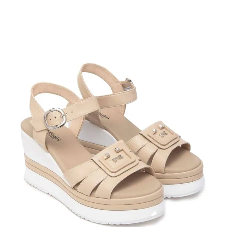 Sandalia Giardini E410570D Beig
